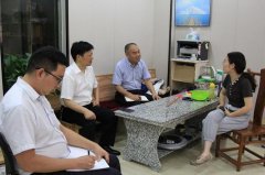 河南淮滨县公安局领导深入企业走访