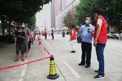 西平公安全力护航第二轮城区全员核
